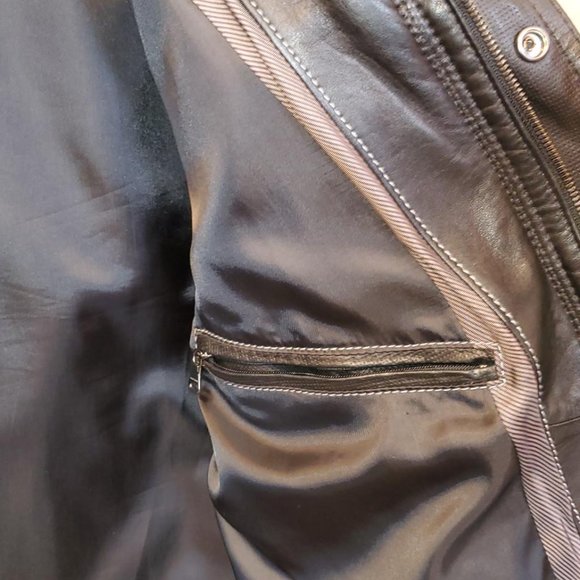 Hugo Boss Nekuno Leather Jacket - Picture 7 of 16